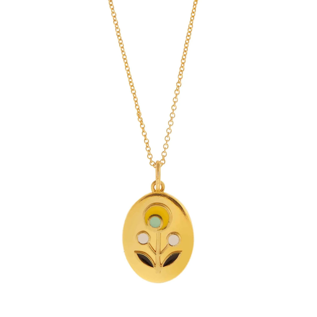 Seed Flower Pendant - Eye M Flower Power - Ileana Makri