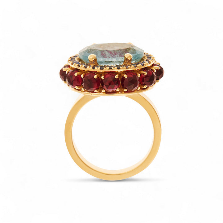Serene Eternity Flower Ring - OAK - Archive - Ileana Makri
