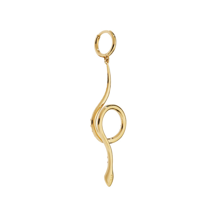 Serpent Loop Pavé Earrings Y - CHD - D - SNAKES - Ileana Makri