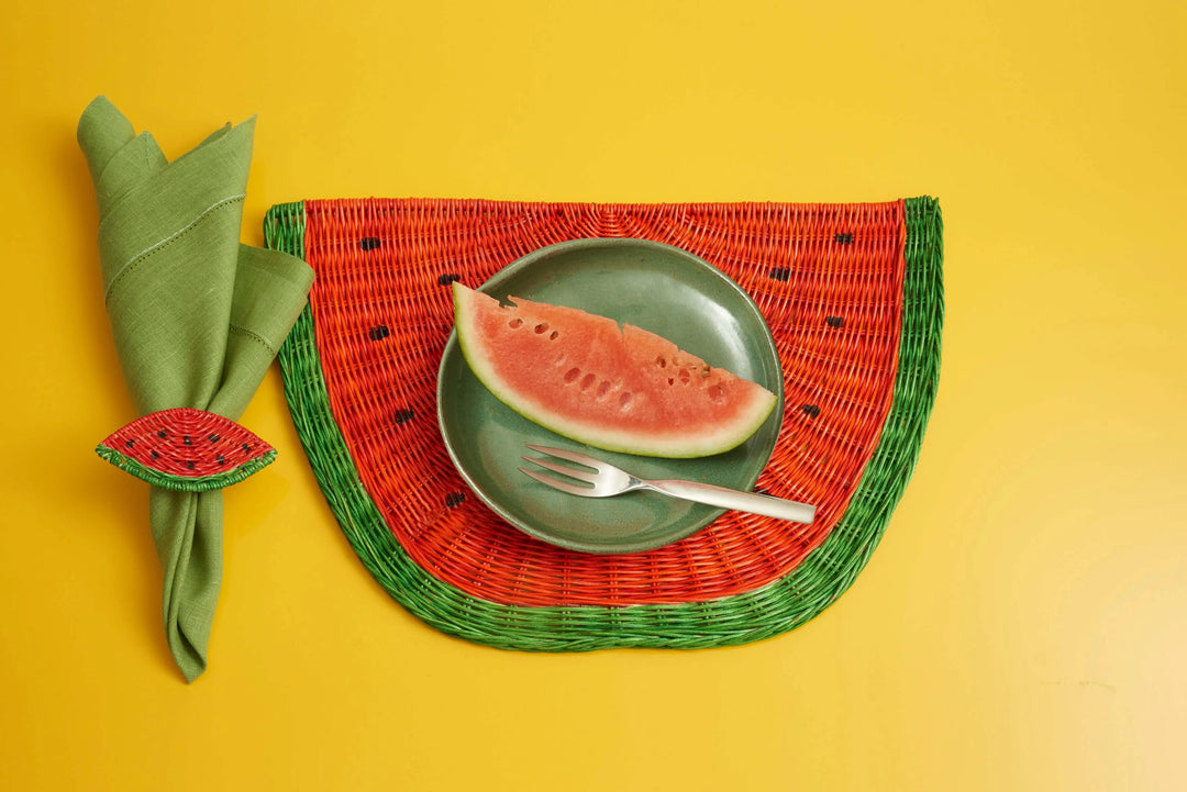 Watermelon Napkin Rings (Set of 4) - Serpui - Ileana Makri store