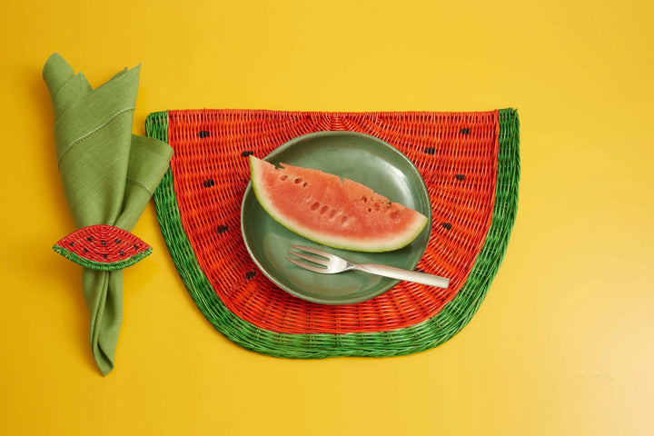 Watermelon Napkin Rings (Set of 4) - Serpui - Ileana Makri store