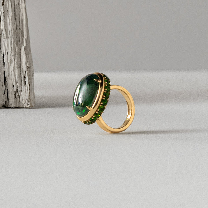 Shimmer Opal Eternity Ring - OAK - Archive - Ileana Makri