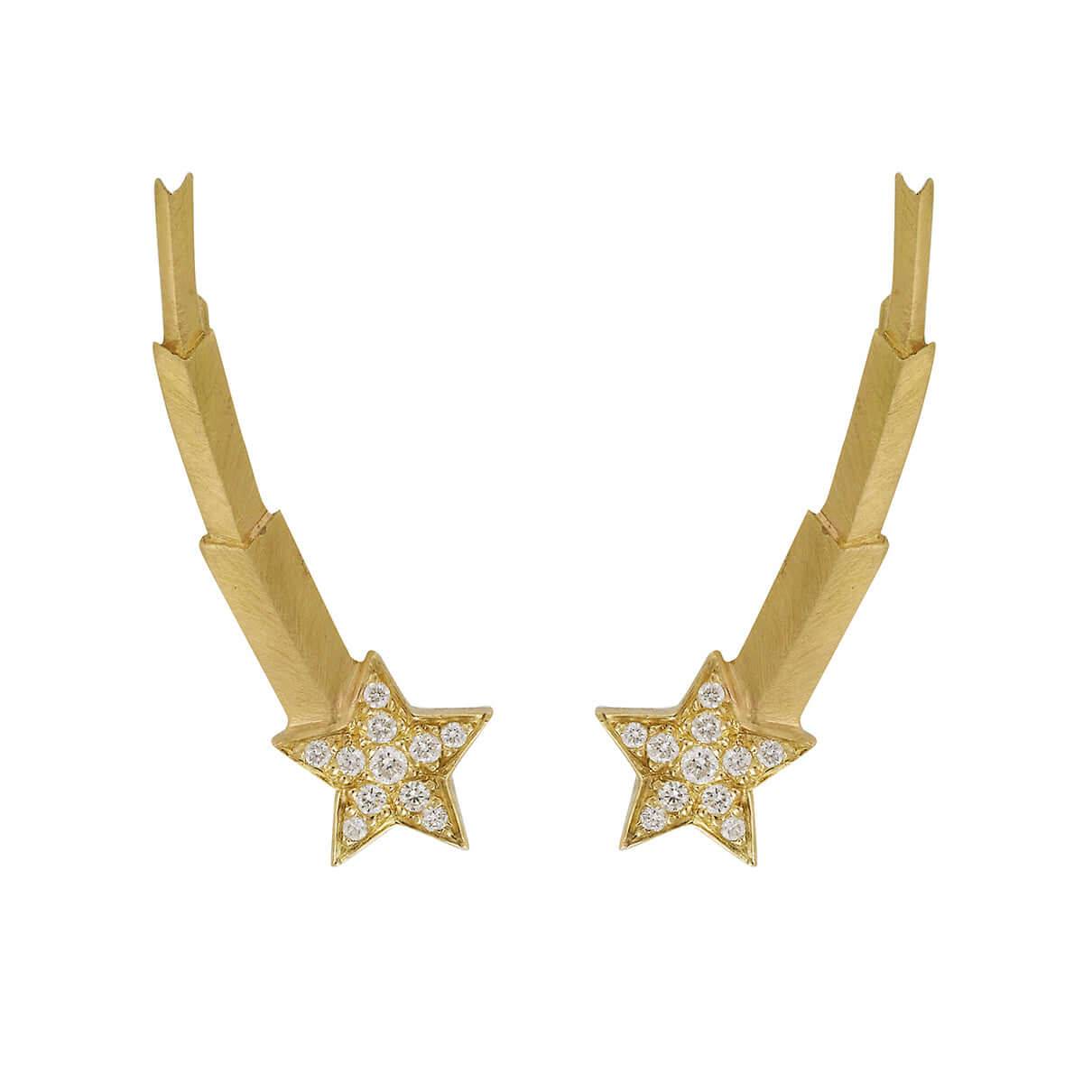 Shooting Star Ear Cuff Y-D - Crying Eyes - Ileana Makri store