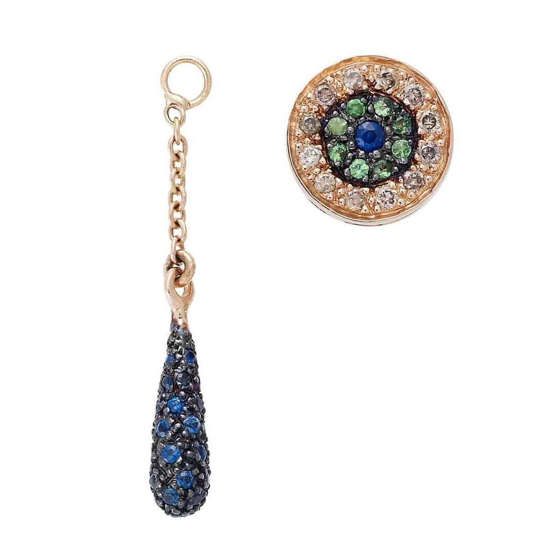 Short Tears Stud Earrings - Crying Eyes - Ileana Makri