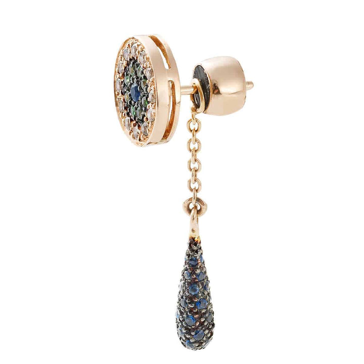 Short Tears Stud Earrings - Crying Eyes - Ileana Makri