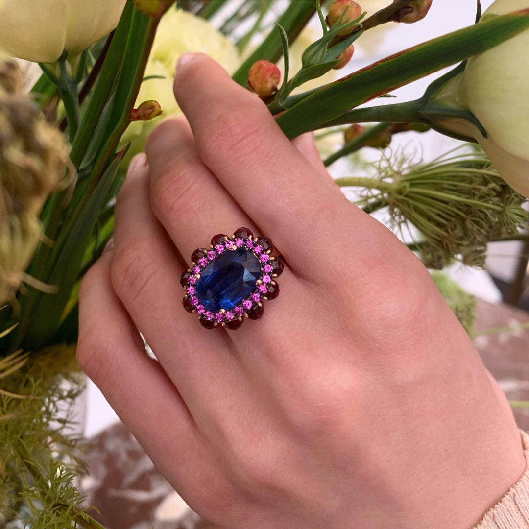 Silk Eternity Flower Ring - OAK - Archive - Ileana Makri