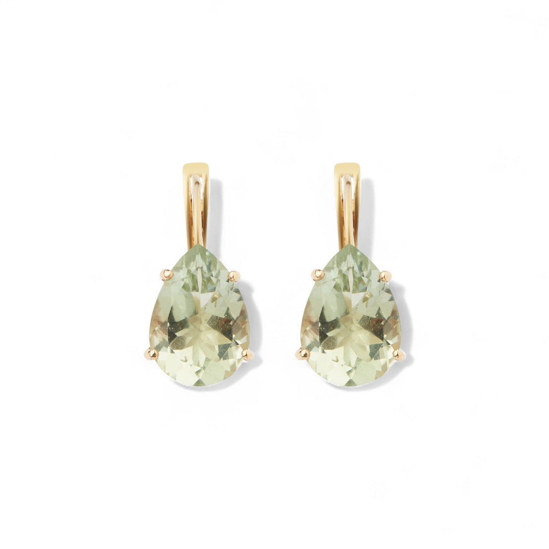 Single Crown Drops Green Amethyst - Crown - Ileana Makri