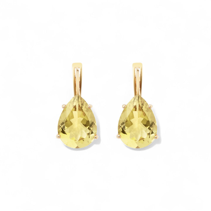 Single Crown Drops Lemon Topaz - Crown - Ileana Makri