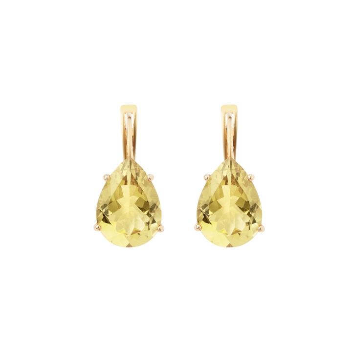 Single Crown Drops Lemon Topaz - Crown - Ileana Makri