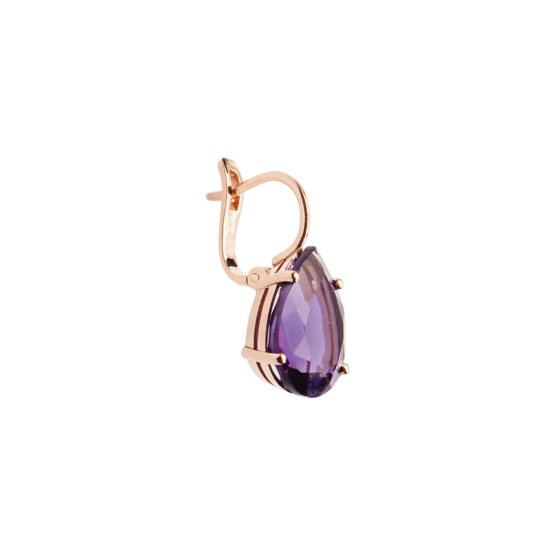 Single Crown Drops Purple Amethyst - Crown - Ileana Makri