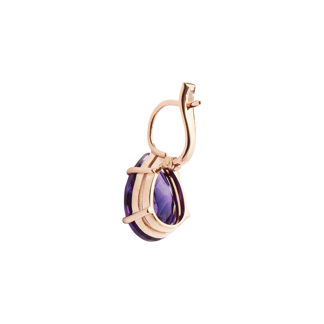 Single Crown Drops Purple Amethyst - Crown - Ileana Makri