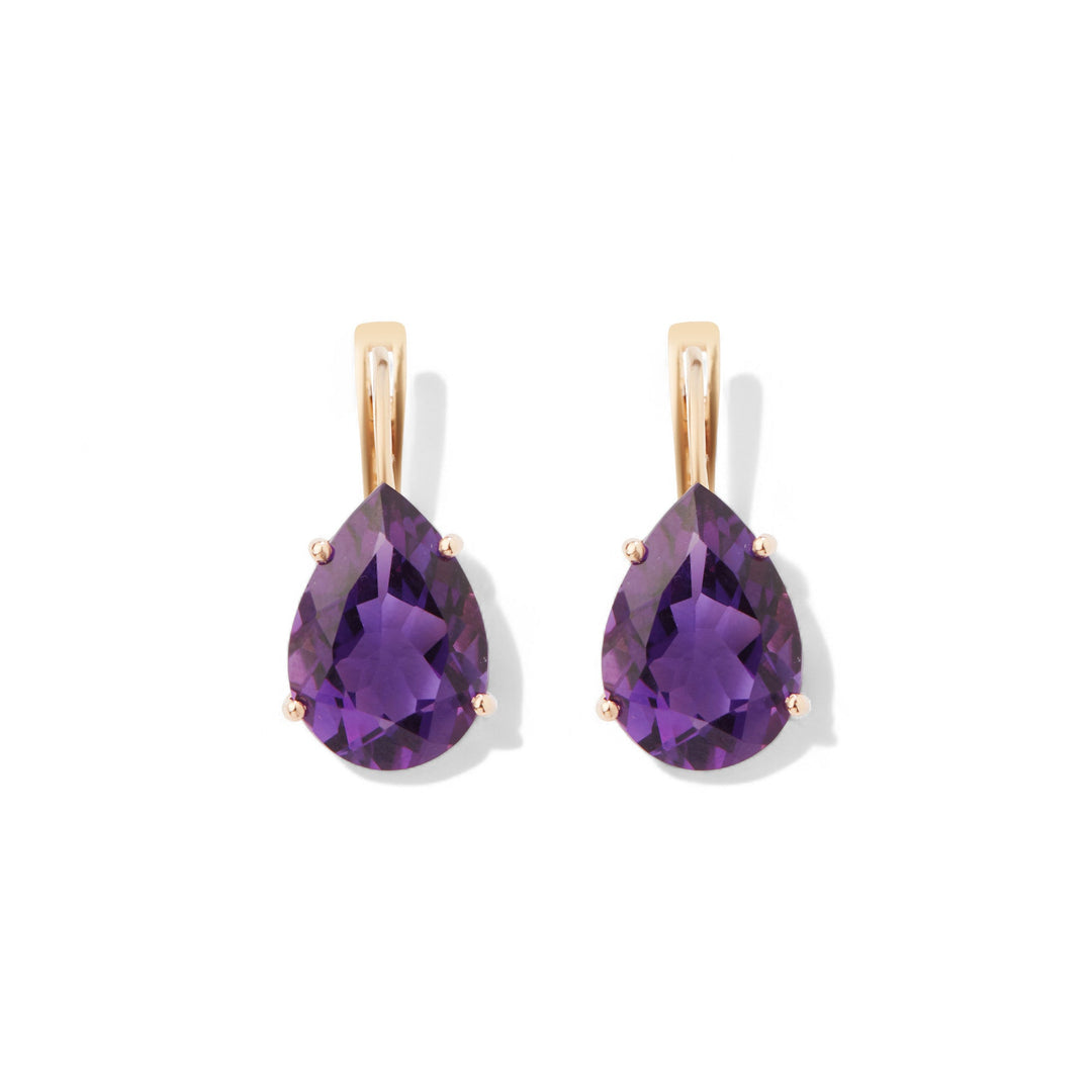 Single Crown Drops Purple Amethyst - Crown - Ileana Makri