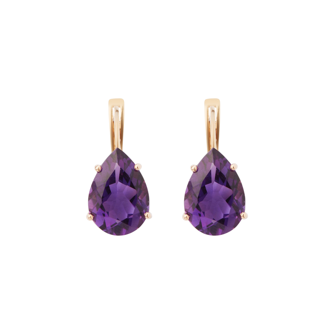 Single Crown Drops Purple Amethyst - Crown - Ileana Makri