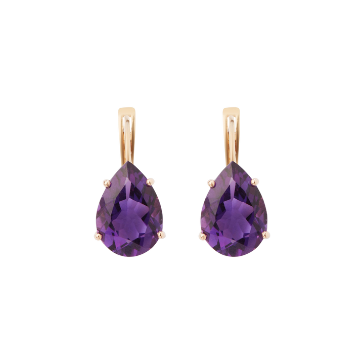 Single Crown Drops Purple Amethyst - Crown - Ileana Makri