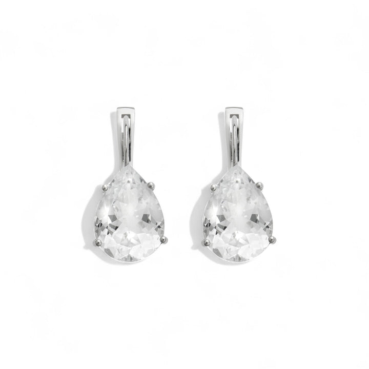 Single Crown Drops White Topaz - Crown - Ileana Makri