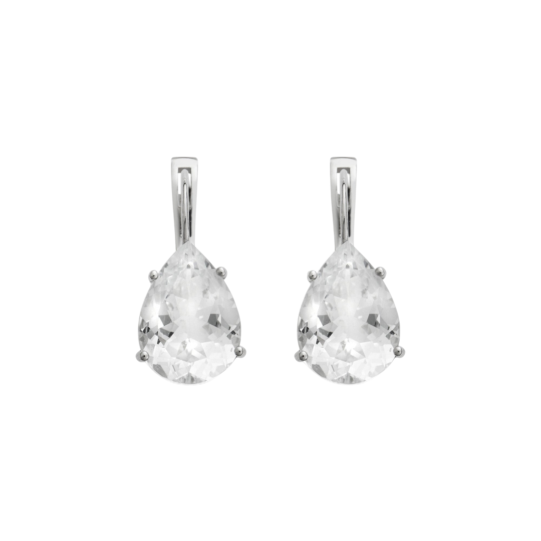 Single Crown Drops White Topaz - Crown - Ileana Makri