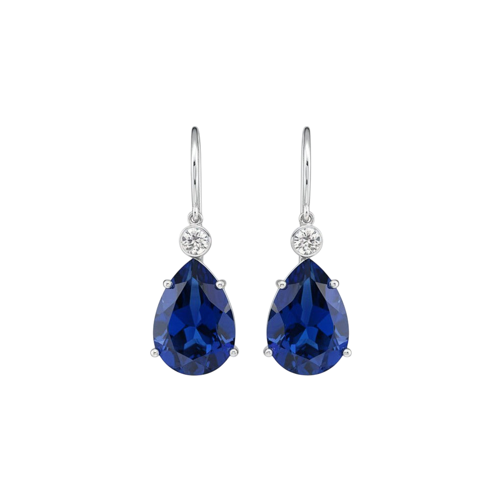 Single Diamond Crown Drops Kyanite - Crown - Ileana Makri