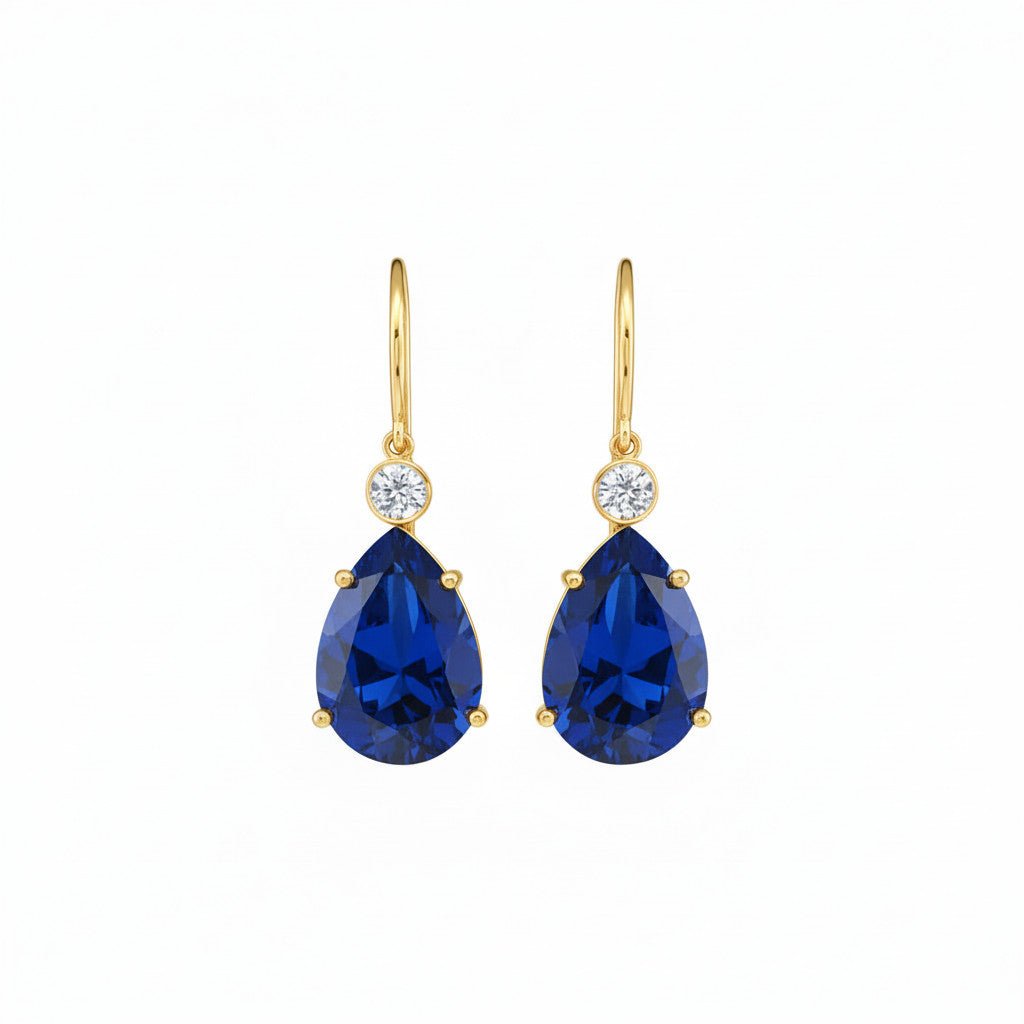 Single Diamond Crown Drops Kyanite - Crown - Ileana Makri
