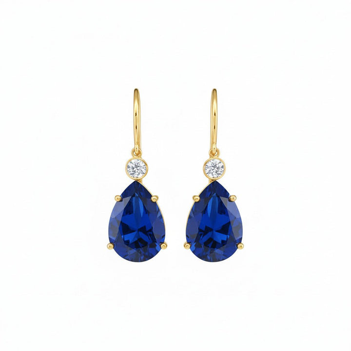 Single Diamond Crown Drops Kyanite - Crown - Ileana Makri