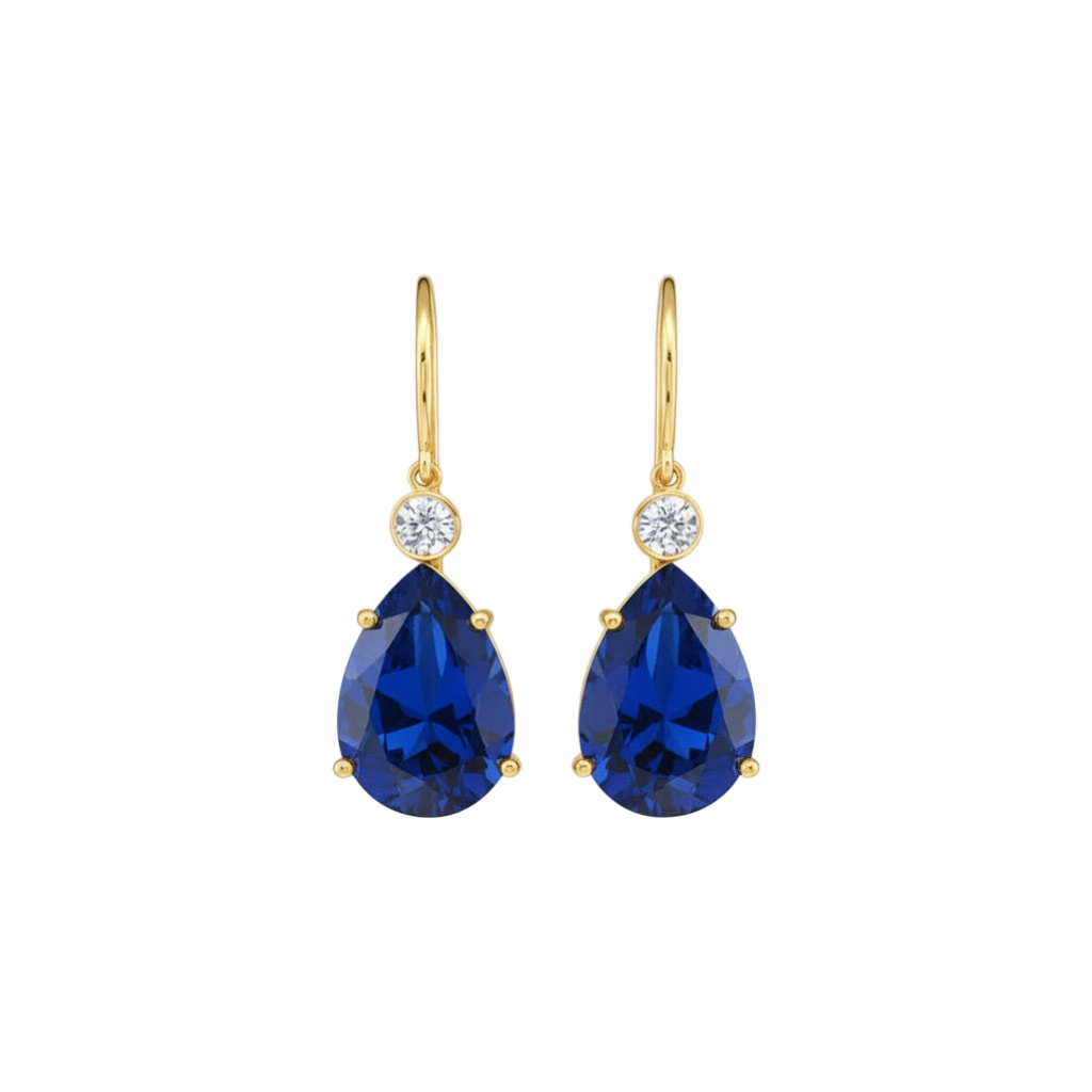 Single Diamond Crown Drops Kyanite - Crown - Ileana Makri