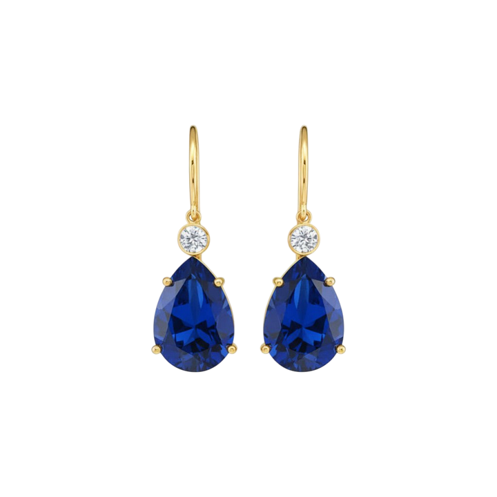 Single Diamond Crown Drops Kyanite - Crown - Ileana Makri