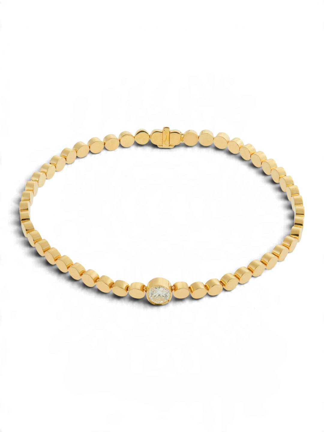 Single Diamond Ripple Bracelet Y - D - Cascade - Ileana Makri