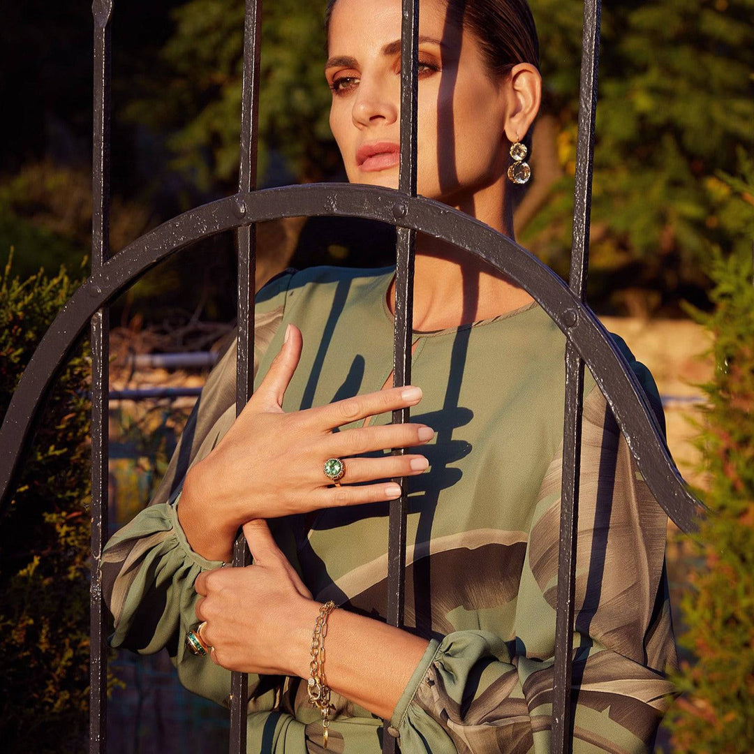 Single Eternity Flower Ring - Bespoke - Ileana Makri store