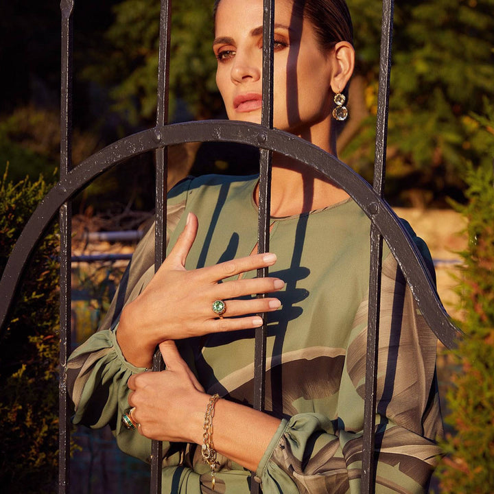 Single Eternity Flower Ring - Bespoke - Ileana Makri store