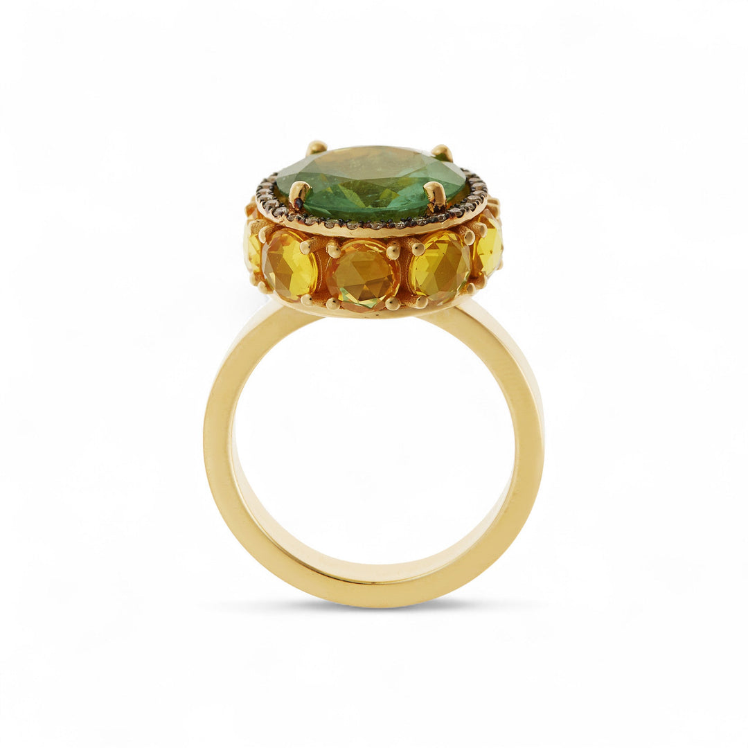 Single Eternity Flower Ring - OAK - Archive - Ileana Makri