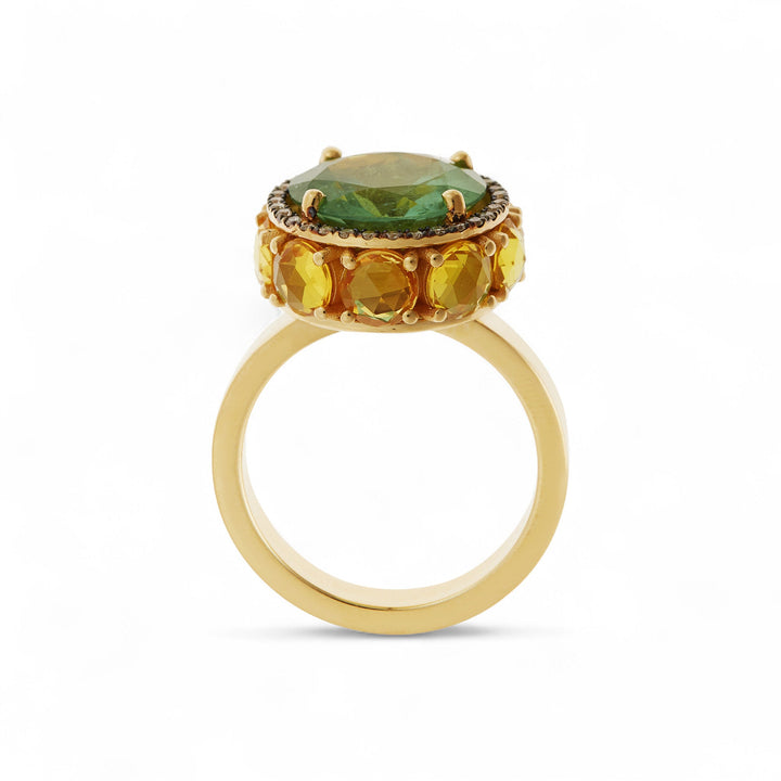 Single Eternity Flower Ring - OAK - Archive - Ileana Makri