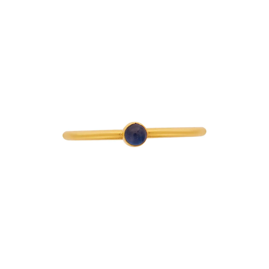 Single Kyanite Ring - Eye M UFO - Ileana Makri store