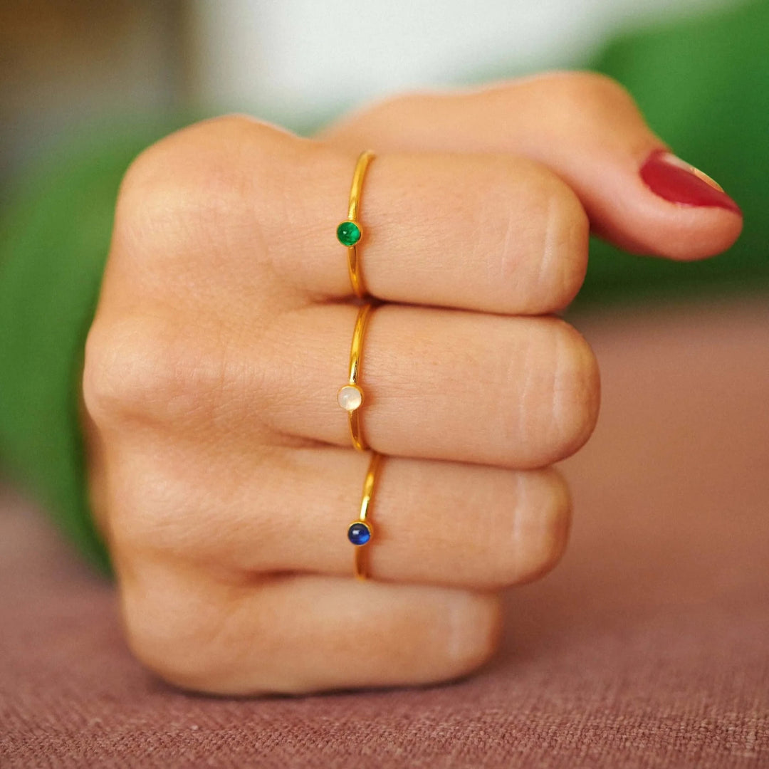 Single Kyanite Ring - Eye M UFO - Ileana Makri