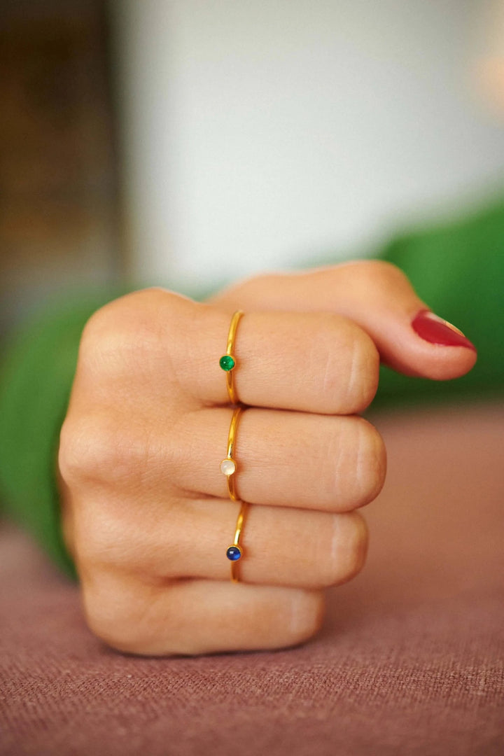 Single Opal Ring - Eye M UFO - Ileana Makri
