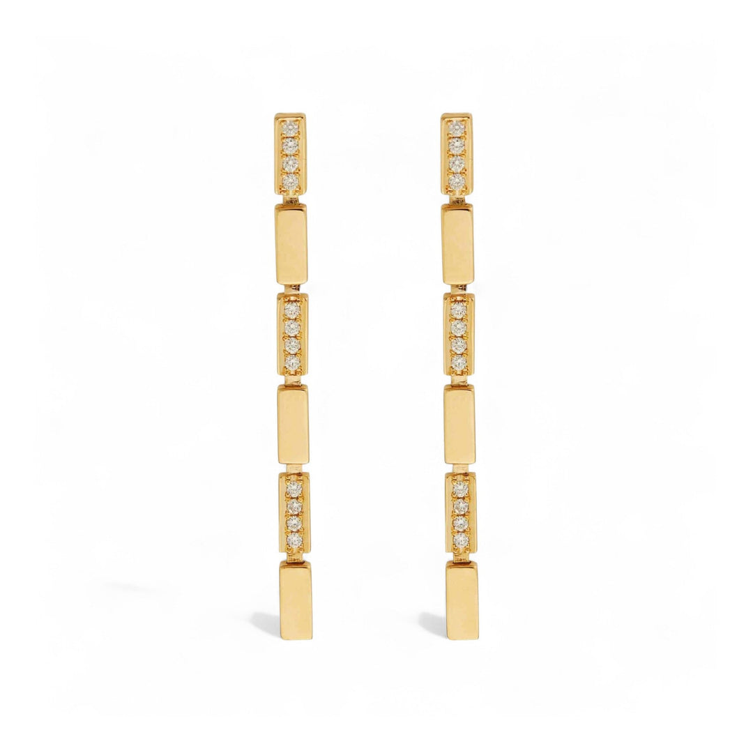Single Waterfall Earrings Y - D - Cascade - Ileana Makri