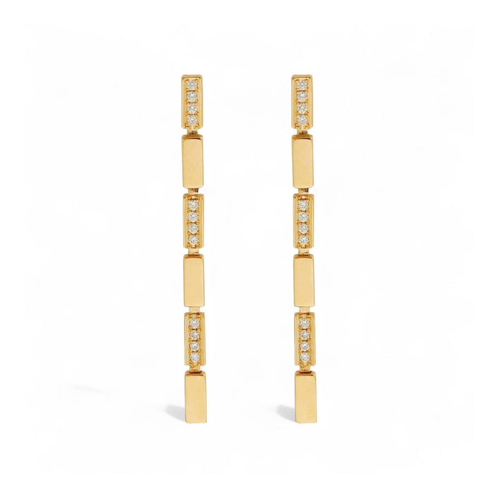 Single Waterfall Earrings Y - D - Cascade - Ileana Makri