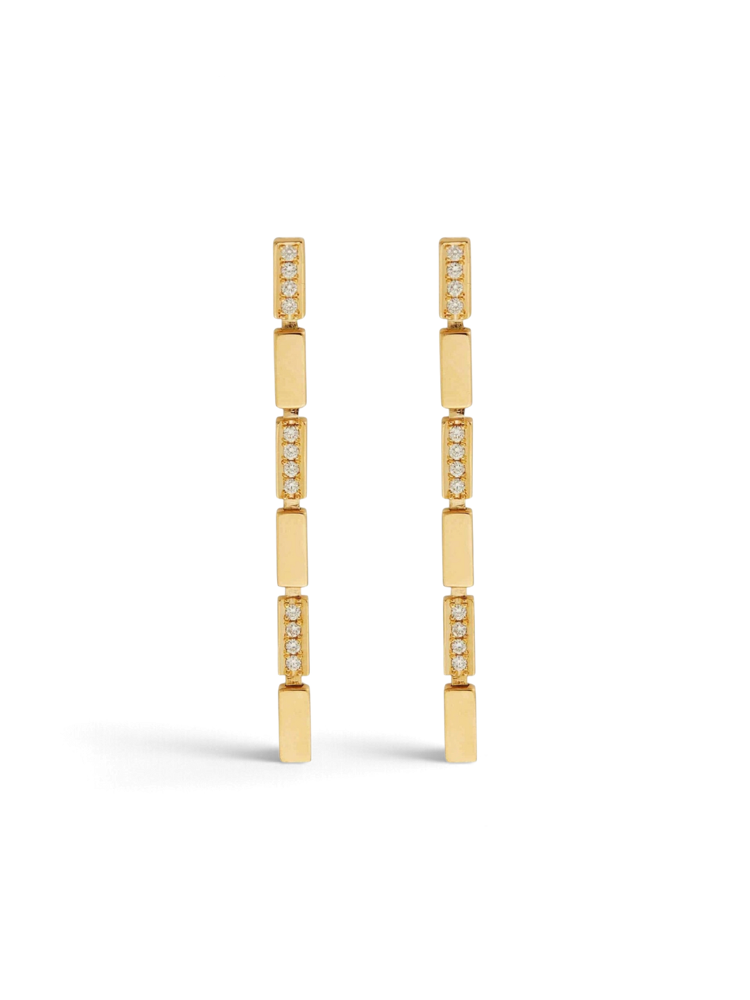 Single Waterfall Earrings Y - D - Cascade - Ileana Makri