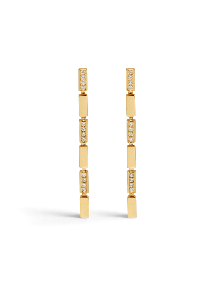 Single Waterfall Earrings Y - D - Cascade - Ileana Makri