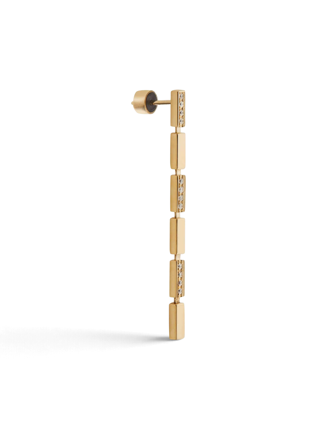 Single Waterfall Earrings Y - D - Cascade - Ileana Makri