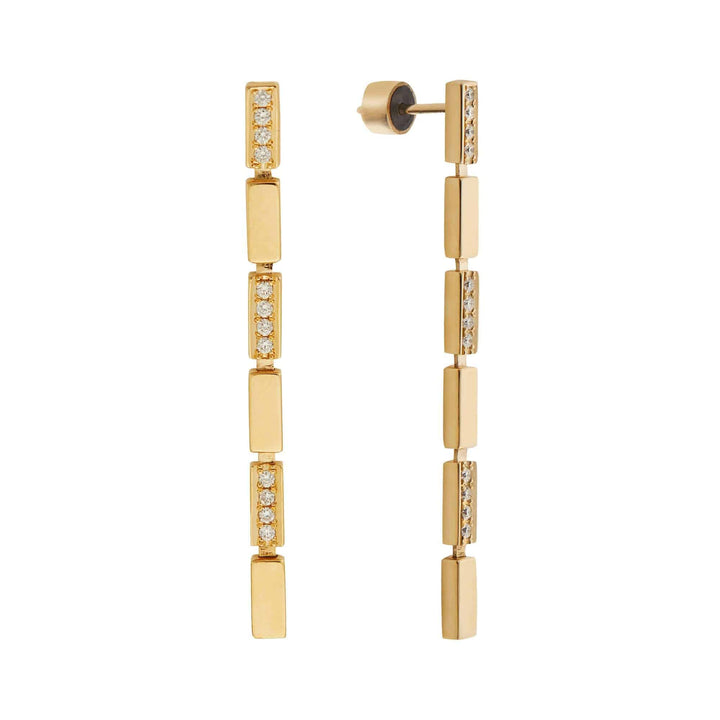 Single Waterfall Earrings Y - D - Cascade - Ileana Makri