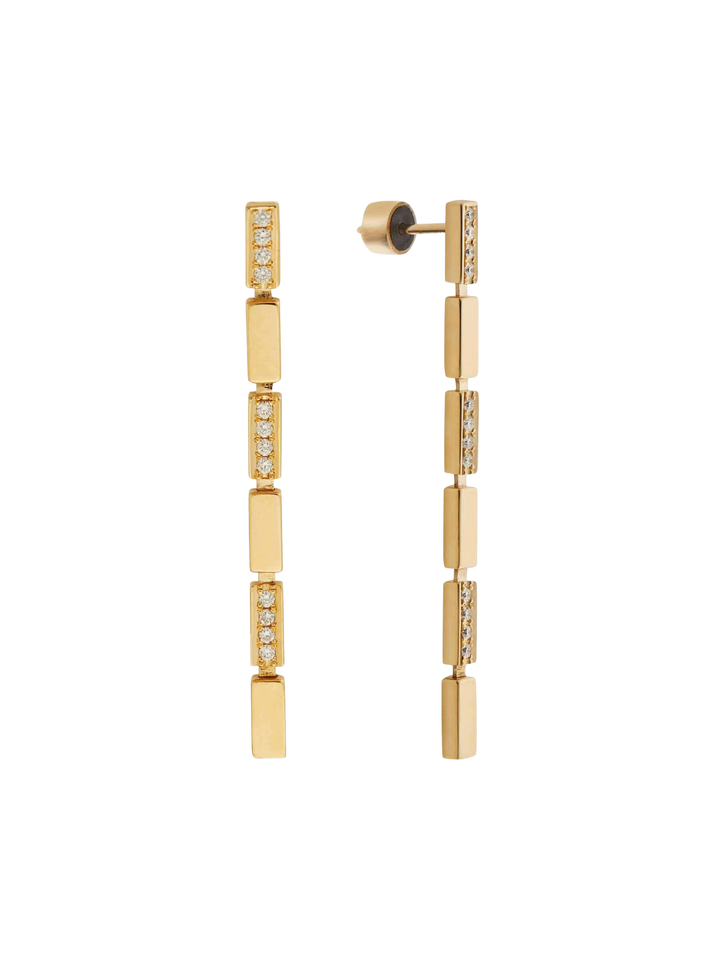 Single Waterfall Earrings Y - D - Cascade - Ileana Makri