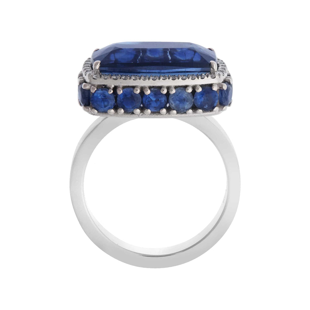 Sky Eternity Flower Ring - Bespoke - Ileana Makri store