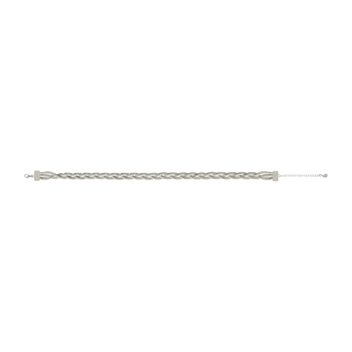 Slim Braid Bracelet Slv - Maggoosh - Ileana Makri