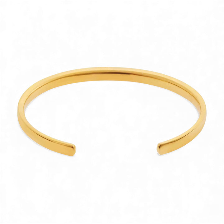 Slim Neon Yellow Enamel Cuff - Eye M Neon Rocks - Ileana Makri