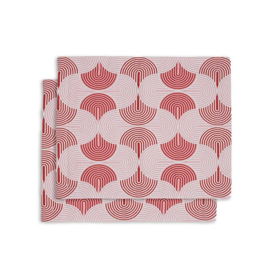 Slinky Rosso Placemats in Linen (Set of 2) - La Double J - Ileana Makri store