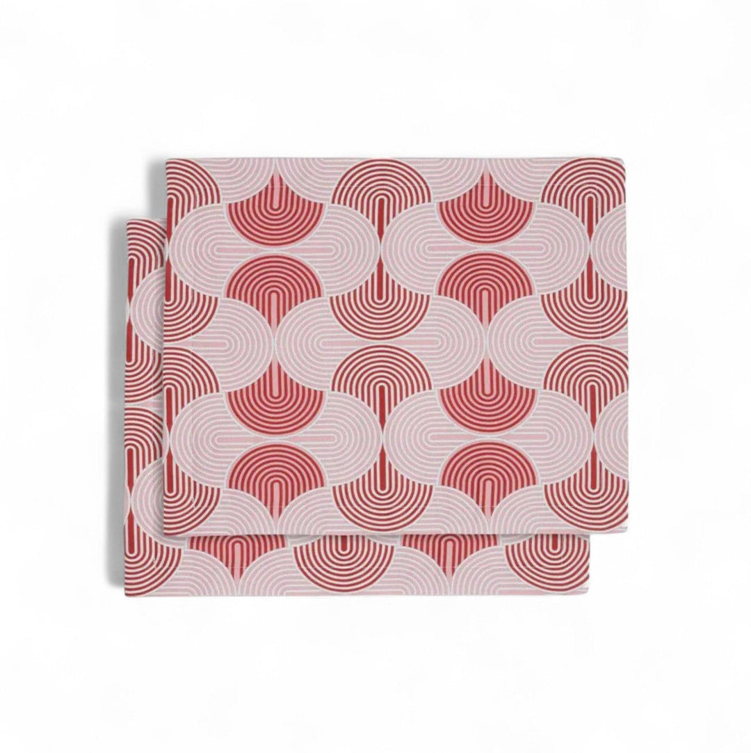 Slinky Rosso Placemats in Linen (Set of 2) - La Double J Home - Ileana Makri