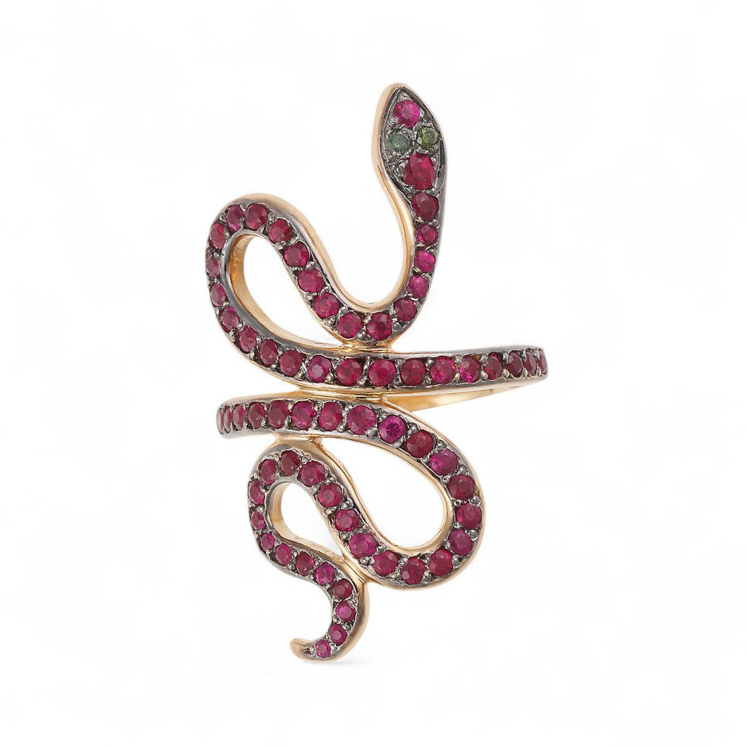Slither Snake P - Ru - Green D - SNAKES - Ileana Makri