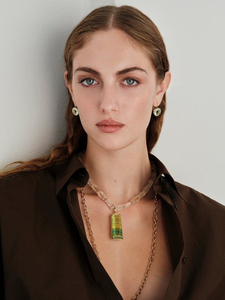 Small Crown Green Amethyst - Crown - Ileana Makri