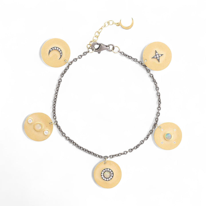 Small Galaxy Charm Bracelet