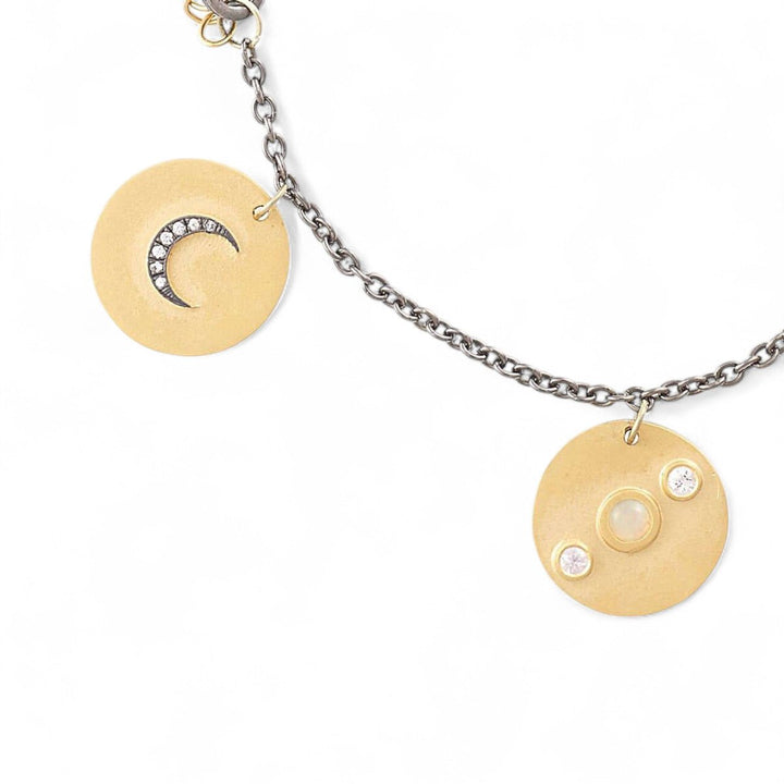 Small Galaxy Charm Bracelet - Eye M UFO - Ileana Makri