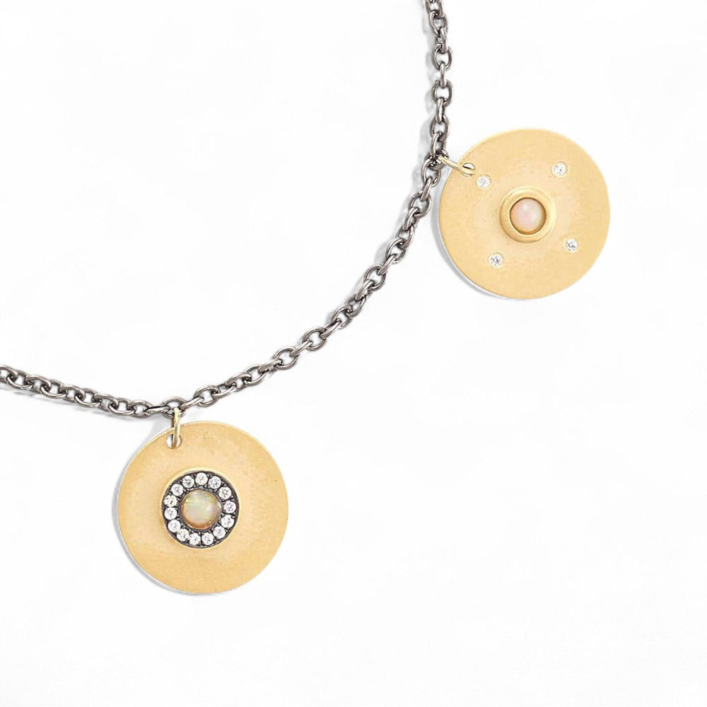 Small Galaxy Charm Bracelet - Eye M UFO - Ileana Makri